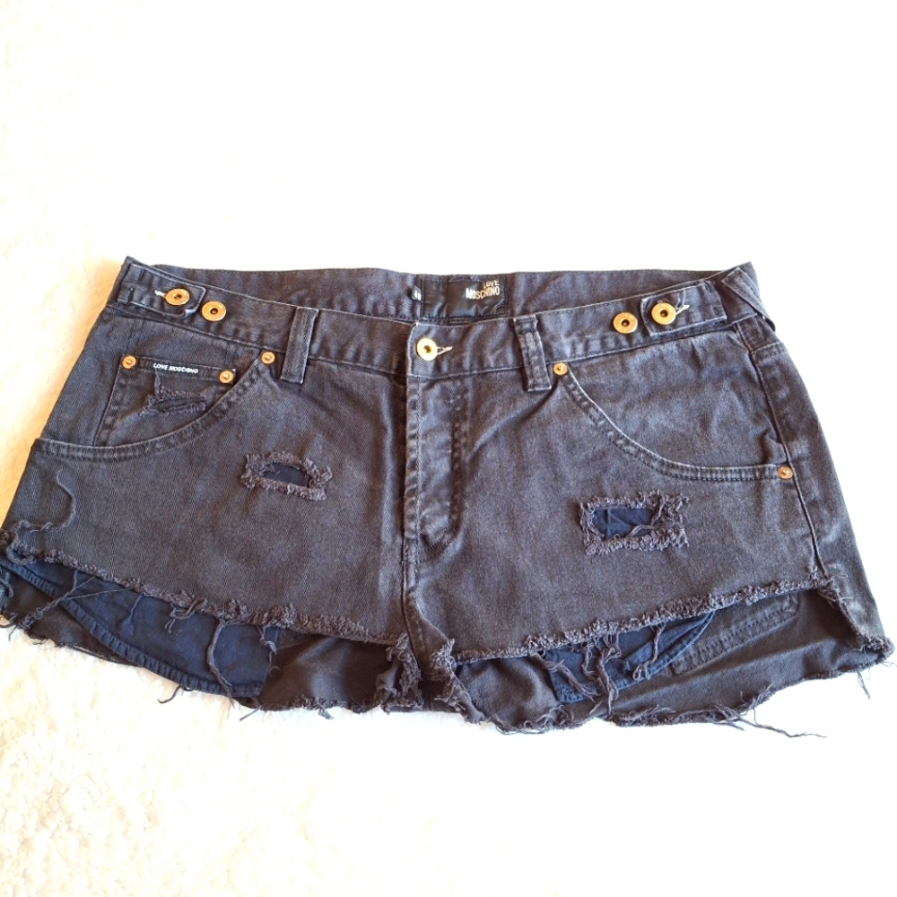 Love‎ Moschino Distressed Sailor Girl Shorts size 40
